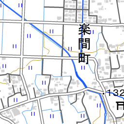 群馬県高崎市楽間町 国勢調査町丁 字等別境界データセット