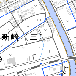 新崎駅 周辺の地図 地図ナビ