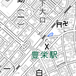 豊栄駅 周辺の地図 地図ナビ