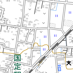 国定駅 周辺の地図 地図ナビ