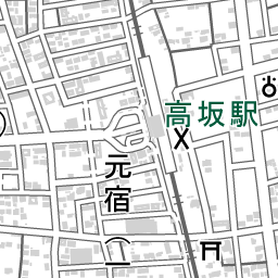 高坂駅 周辺の地図 地図ナビ