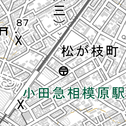 小田急相模原駅 周辺の地図 地図ナビ