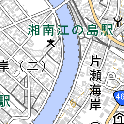 江ノ島駅 周辺の地図 地図ナビ