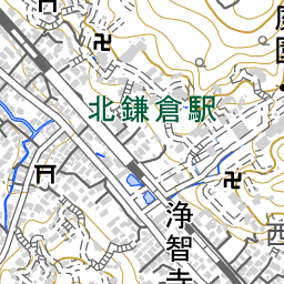 北鎌倉駅 周辺の地図 地図ナビ