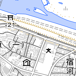 宿河原駅 周辺の地図 地図ナビ