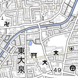 大泉学園駅 周辺の地図 地図ナビ