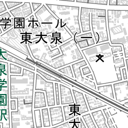 大泉学園駅 周辺の地図 地図ナビ