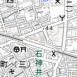 石神井公園駅 周辺の地図 地図ナビ