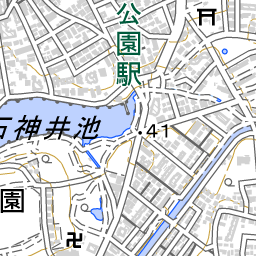 石神井公園駅 周辺の地図 地図ナビ