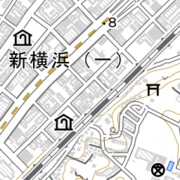 新横浜駅 周辺の地図 地図ナビ