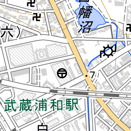 武蔵浦和駅 周辺の地図 地図ナビ