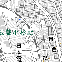 武蔵小杉駅 周辺の地図 地図ナビ