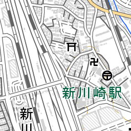 新川崎駅 周辺の地図 地図ナビ