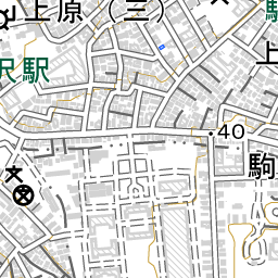 代々木上原駅 周辺の地図 地図ナビ