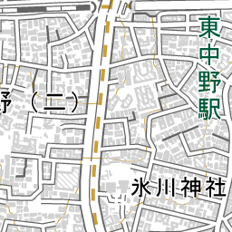 中野坂上駅 周辺の地図 地図ナビ