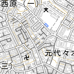 代々木上原駅 周辺の地図 地図ナビ