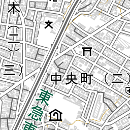 学芸大学駅 周辺の地図 地図ナビ