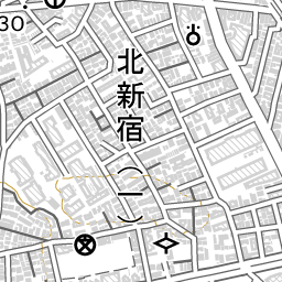 新大久保駅 周辺の地図 場所 アクセス 地図ナビ