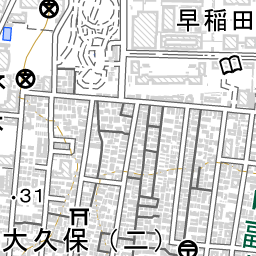 新大久保駅 周辺の地図 場所 アクセス 地図ナビ