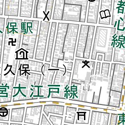 新大久保駅 周辺の地図 場所 アクセス 地図ナビ