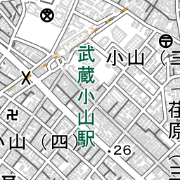 武蔵小山駅 周辺の地図 地図ナビ