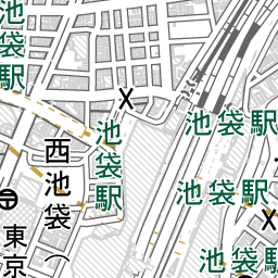 池袋駅 周辺の地図 地図ナビ