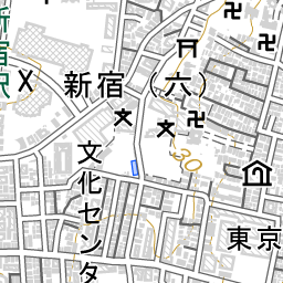 東新宿駅 周辺の地図 地図ナビ