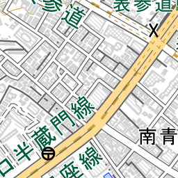 表参道駅 周辺の地図 地図ナビ