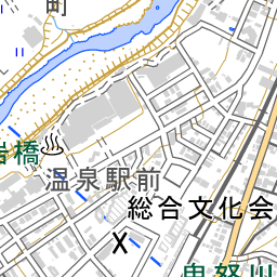 鬼怒川温泉駅 周辺の地図 地図ナビ