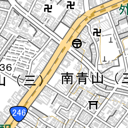 表参道駅 周辺の地図 地図ナビ