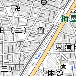 京急蒲田駅 周辺の地図 地図ナビ