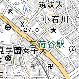 茗荷谷駅 周辺の地図 地図ナビ