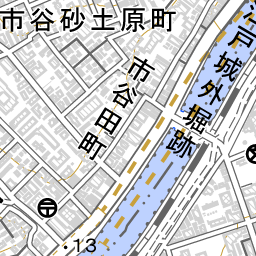 市ヶ谷駅 周辺の地図 地図ナビ