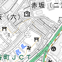 六本木一丁目駅 周辺の地図 地図ナビ