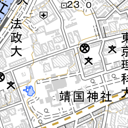 市ヶ谷駅 周辺の地図 地図ナビ