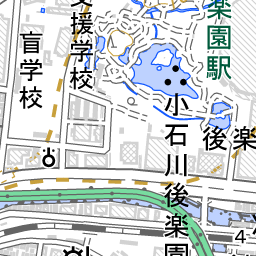 水道橋駅 周辺の地図 地図ナビ