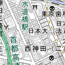 神保町駅 周辺の地図 地図ナビ