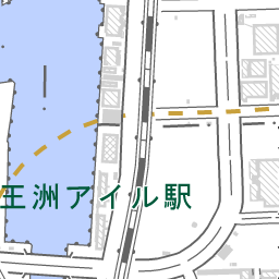 天王洲アイル駅 周辺の地図 地図ナビ