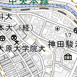 神保町駅 周辺の地図 地図ナビ