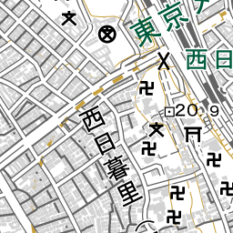 日暮里駅 周辺の地図 地図ナビ