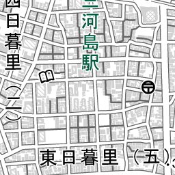 日暮里駅 周辺の地図 地図ナビ