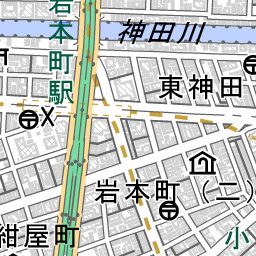 小伝馬町駅 周辺の地図 地図ナビ