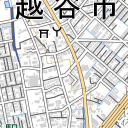 大袋駅 周辺の地図 地図ナビ