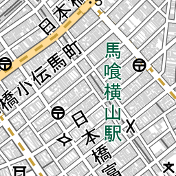 小伝馬町駅 周辺の地図 地図ナビ