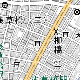 馬喰町駅 周辺の地図 地図ナビ