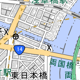 馬喰町駅 周辺の地図 地図ナビ