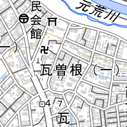 越谷駅 周辺の地図 場所 アクセス 地図ナビ