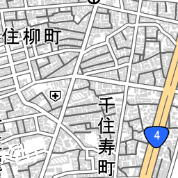 北千住駅 周辺の地図 地図ナビ