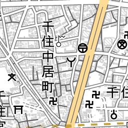 北千住駅 周辺の地図 地図ナビ