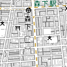 清澄白河駅 周辺の地図 地図ナビ